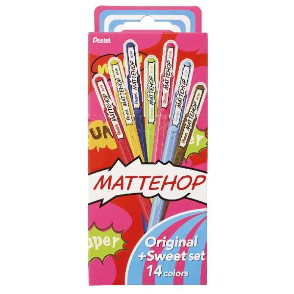 MATTEHOP Original + Sweet 14-color set