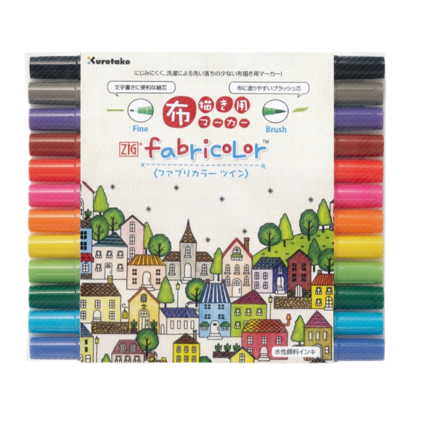 اقلام الرسم على القماش ZIG Fabricolor