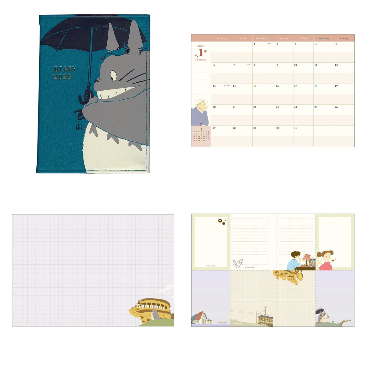 My Neighbor Totoro A6 مفكرة ستوديو جيبلي الأصلية