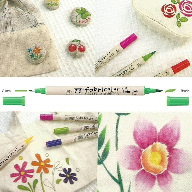 اقلام الرسم على القماش ZIG Fabricolor