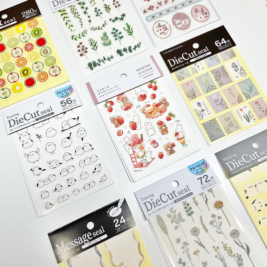 ستيكرز يابانية منوَّعة DieCut Stickers