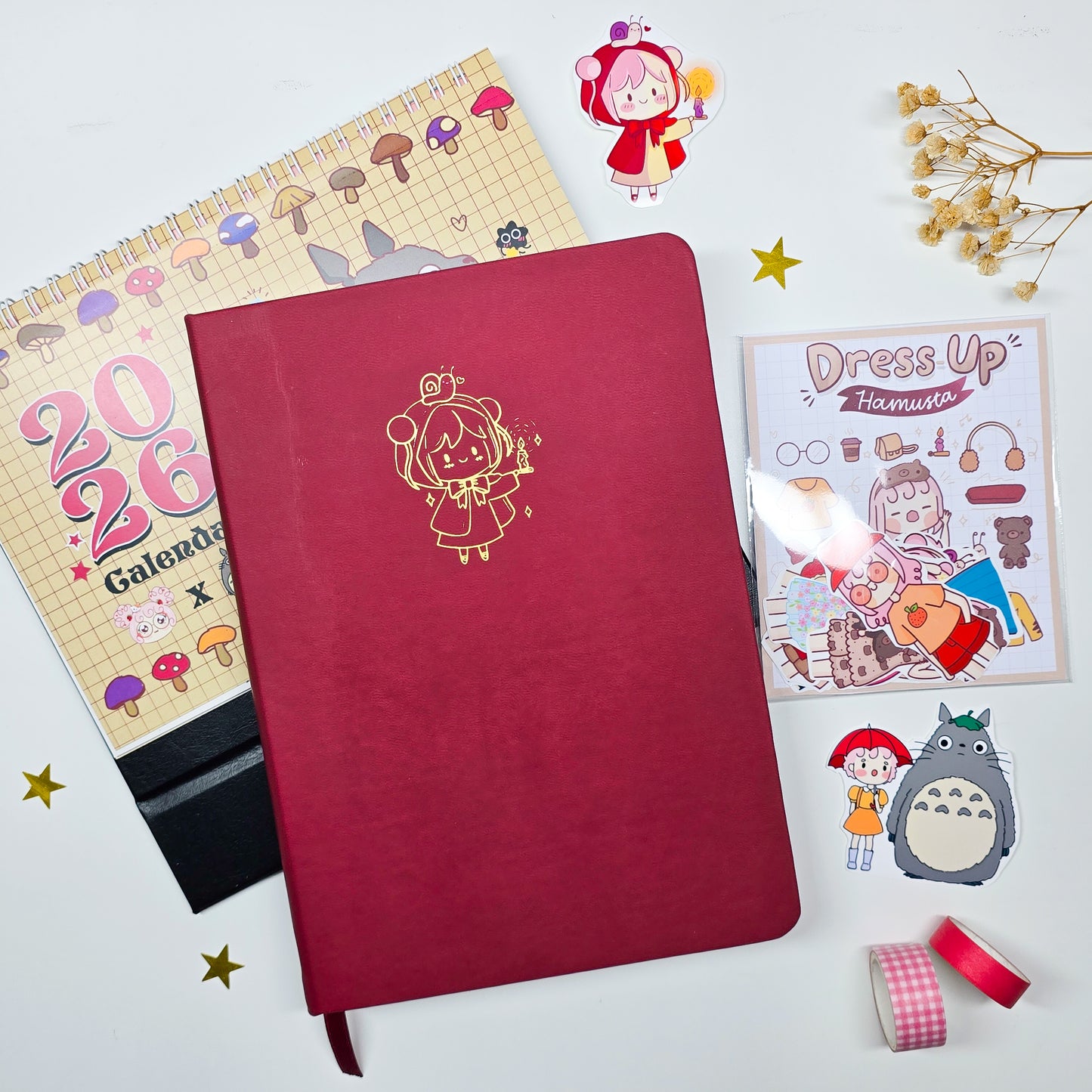 مفكرة هاموستا - ذات الرداء الاحمر (2026)