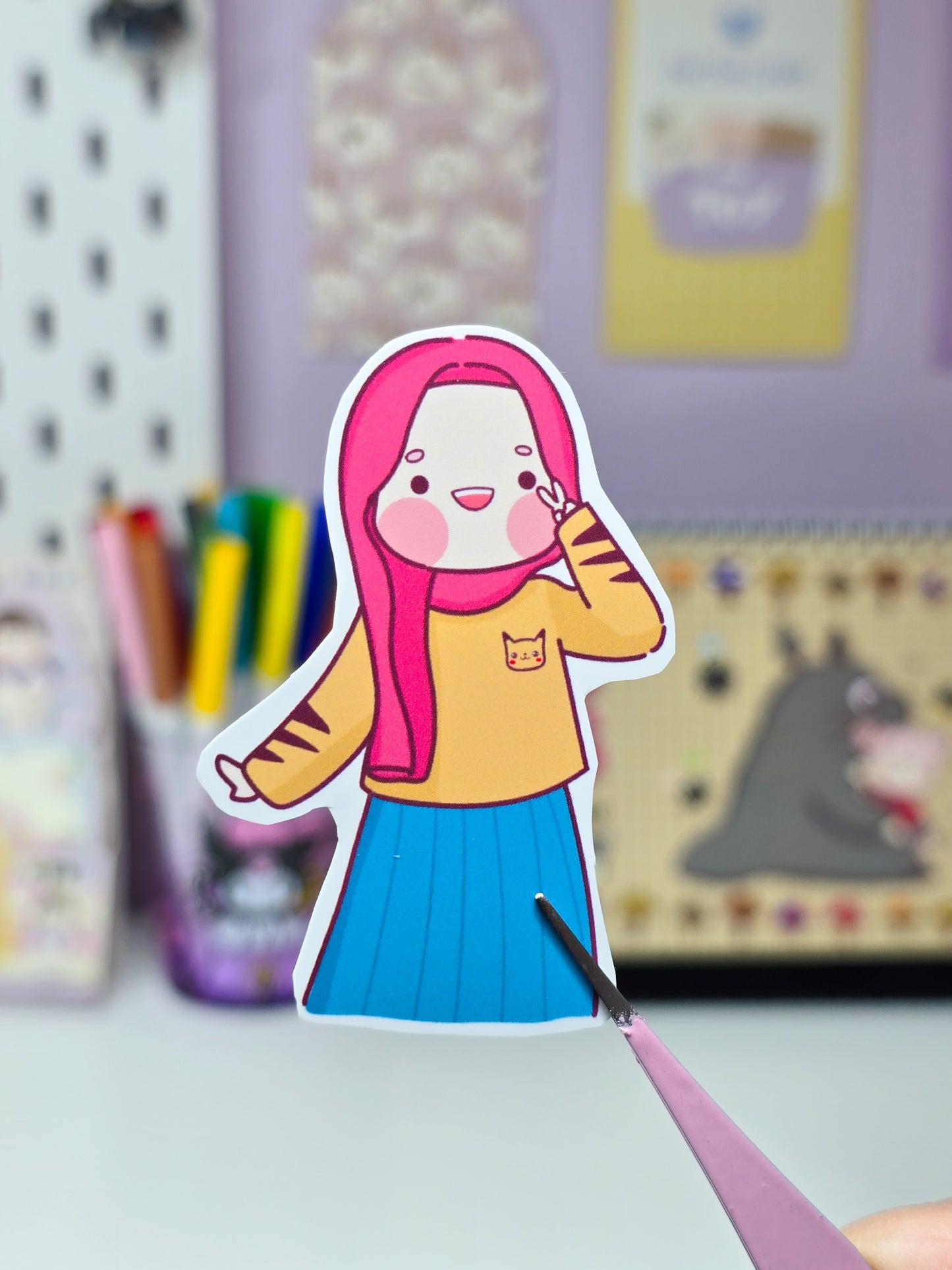 Dress up hamusta stickers