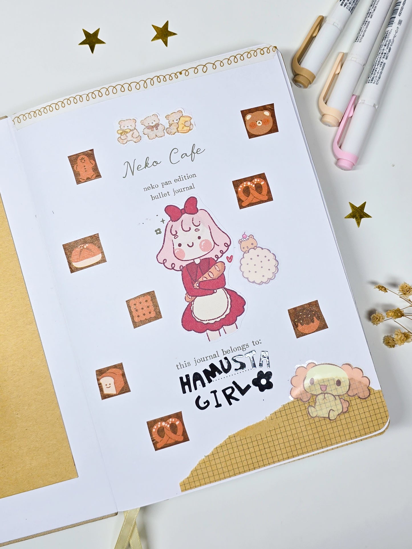 Dress up hamusta stickers